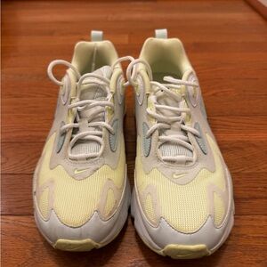 Nike Women's Sneakers in Yellow and Cream